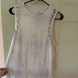 American Eagle faded tie dye tank top